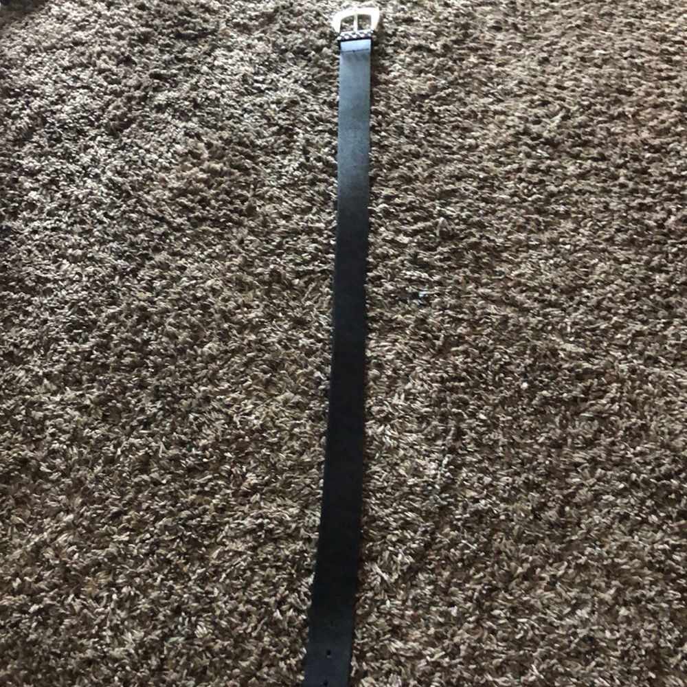 Black logo Michael kora belt